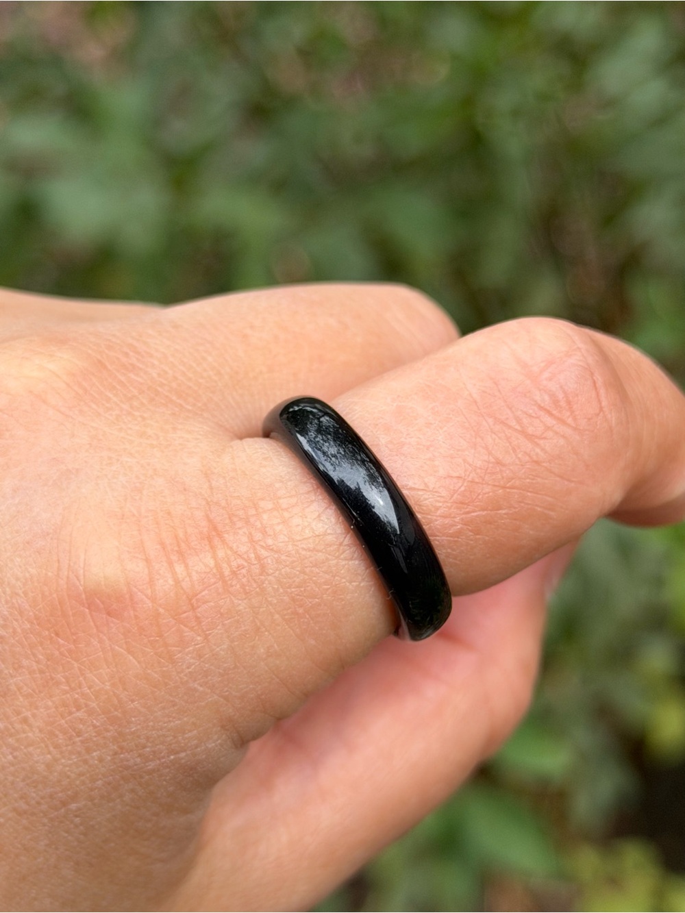 SIZE 9 Black Onyx Ring 2501 - Picture 5 of 7